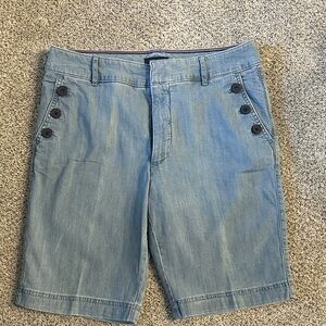 Tommy Hilfiger Light Blue Flat Front Shorts